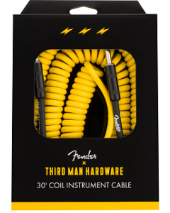 Fender 30' Coil Cable, Fender x Third Man Hardware, Yellow