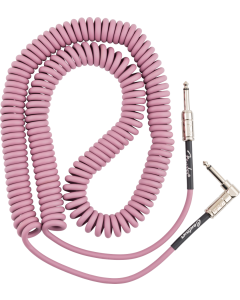 Fender Contour Series 30' Coiled Instrument cable Burgundy Mist