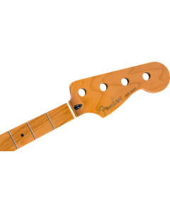 Fender Roasted Maple Jazz Bass Neck, 20 Medium Jumbo Frets, 9.5", Maple, C Shape