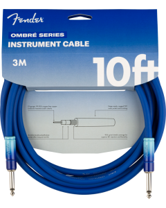 Fender Ombré Series Straight/Straight 10' Instrument Cable Belair Blue