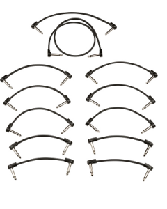 Fender Fender Blockchain Patch Cable Bowl, Black (50-count)