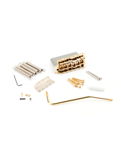 Fender 6-Saddle American Vintage Series Stratocaster Tremolo Assembly, Left Handed (Gold)