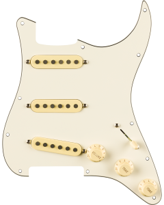 Fender Pre-Wired Strat Pickguard, Eric Johnson Signature, Parchment 11 Hole PG TGF33