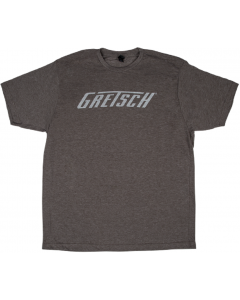 Gretsch Logo T-shirt, Heather Gray - Large