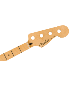 Fender Player Series Jazz Bass Neck, 22 Medium Jumbo Frets, Maple, 9.5 inch, Modern C TGF33