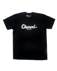 Charvel Logo T-shirt, Black - Medium