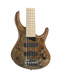 MTD Kingston ZX5 Electric Bass. GlossFigured MapleMocha (Trans Gloss Finish)Maple Fingerboard. Bartolini soap bar pickups. Active/passive