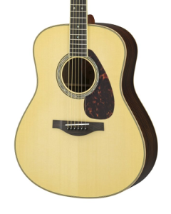 Yamaha L Series Rosewood Folk Acoustic Guitar With Passive Pickup With Hard Bag; Natural TGF33