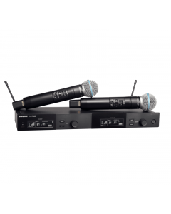 Shure SLXD24D/B58-G58 Dual Wireless System with 2 Beta 58 Microphones. G58 Band