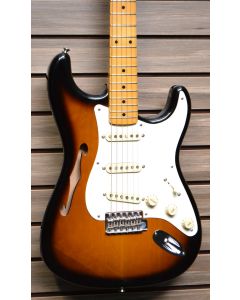 Fender Eric Johnson Thinline Stratocaster 2 Color Sunburst  SN0132