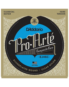 D'Addario EJ46C Pro Arte Classical Strings, Composite Core, Hard Tension
