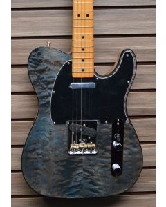 Fender Rarities Quilt Maple Top Telecaster Electric Guitar Blue Cloud