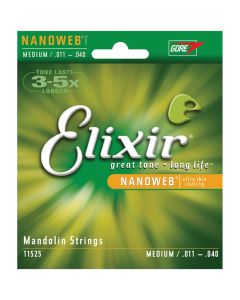 Elixir 11152 80/20 Bronze Acoustic 12 String Strings with NANOWEB Coating Lite 10-47
