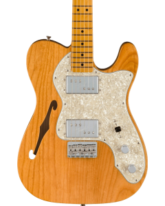 Fender American Vintage II 1972 Telecaster Electric Guitar Thinline. Maple Fingerboard, Aged Natural