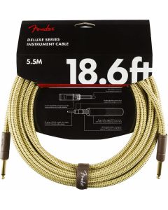 Fender Deluxe Series Instrument Cable, Straight, 18.6' - Tweed
