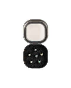 Martin 18APP0015 Luxe By Martin Bridge Pins. (Gloss Black with Pearl)