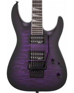 Jackson JS Series Dinky Arch Top JS32Q DKA Electric Guitar. Amaranth FB, Transparent Purple Burst