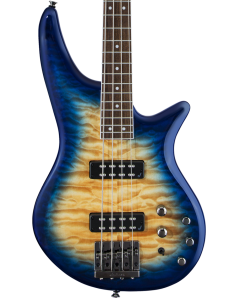 Jackson JS3Q Spectra IV Bass Guitar Amber Blue Burst