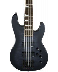 Jackson JS Series Concert Bass JS3VQ. Amaranth FB, Transparent Black Burst