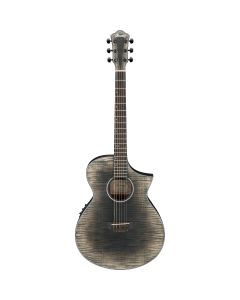 Ibanez AEWC32FMGBK Acoustic Electric Guitar - Glacier Black Low Gloss