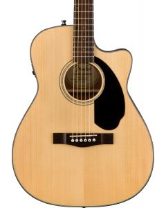 Fender CC-60SCE Concert Acoustic Electric Guitar. Walnut FB, Natural