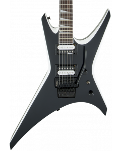 Jackson JS Series Warrior JS32 Electric Guitar. Amaranth FB, Black with White Bevels