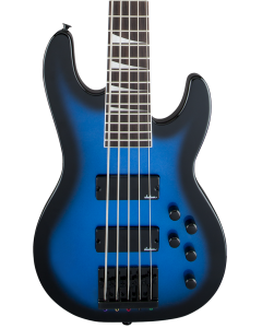 Jackson JS Series Concert Bass JS3V Amaranth FB, Metallic Blue Burst