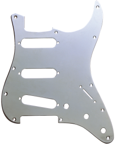 Fender Pickguard, Stratocaster S/S/S, 11-Hole Mount, Chrome-Plated, 1-Ply