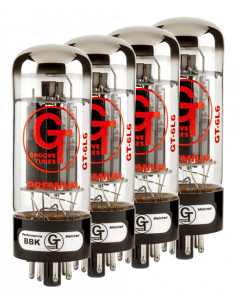 Groove Tubes Gold Series GT-6L6-R Matched Power Tubes Medium (4-7 GT Rating)