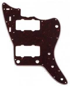 Fender Pure Vintage Pickguard, '65 Jazzmaster, 13-Hole Mount, Brown Shell, 3-Ply