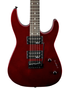 Jackson JS Series Dinky JS12 Electric Guitar. Amaranth FB, Metallic Red