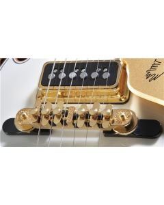 Gretsch Bridge Assembly, Synchro-Sonic, Gold with Base