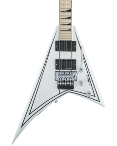 Jackson X Series Rhoads RRX24M Electric Guitar. Maple FB, Snow White with Black Pinstripes