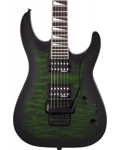 Jackson JS Series Dinky Arch Top JS32Q DKA Electric Guitar. Amaranth FB, Transparent Green Burst