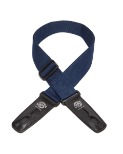 Lock-It 2" Poly Patented Locking Technology Guitar Strap NAVY BLUE