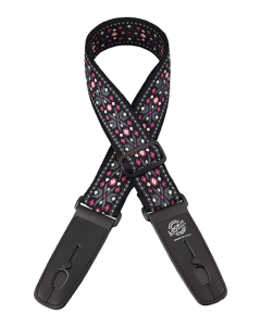 LOCK-IT 2" Retro DEFENDER Guitar Strap With locking system