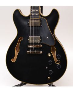 Ibanez JSM20BKL John Scofield Signature Electric Guitar w/Case - Black Low Gloss TGF11
