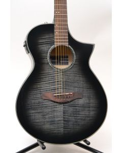 Ibanez AEWC400 TKS Acoustic-Electric Guitar Trans Black Sunburst TGF11