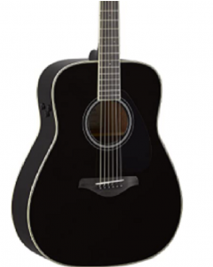 Yamaha FG-TA BL Transacoustic Acoustic-Electric Guitar Black