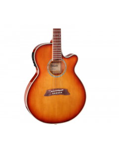 Takamine Thinline TSP138C Acoustic-Electric Guitar 3-Tone Tea Burst