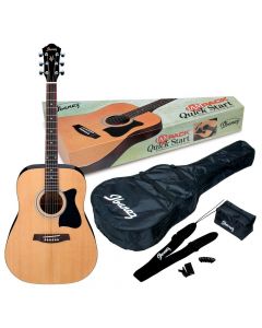 Ibanez JamPack IJV50 Quickstart Acoustic Guitar Pack Natural