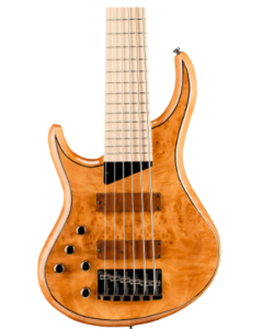 MTD KZ6HLMP Kingston Z6 Lefty 6 String Electric Bass. Natural Gloss