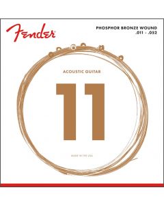 Fender 60cl Phosphor Bronze Acoustic Strings, 11-52