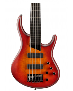 MTD KZX5EB Kingston ZX5 5 String Electric Fretless Bass. Deep Cherry Burst