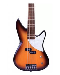 MTD KCRB5LA Kingston CRB 5 String Electric Bass. Tobacco Sunburst