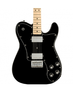Squier Affinity Series Telecaster Deluxe Maple Fingerboard Electric Guitar Black