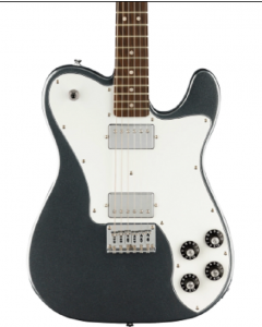 Squier Affinity Series Telecaster Deluxe Maple Fingerboard Electric Guitar Charcoal Frost Metallic