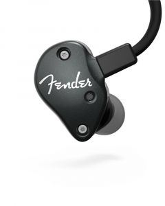 Fender FXA6 Pro In-Ear Monitors. Metallic Black