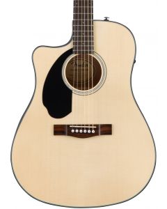 Fender CD-60SCE Left-Handed Acoustic-Electric Guitar Natural