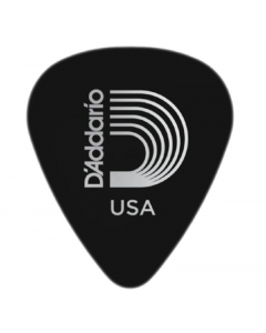 D'Addario Celluloid Guitar Picks Medium Black - 10 Count